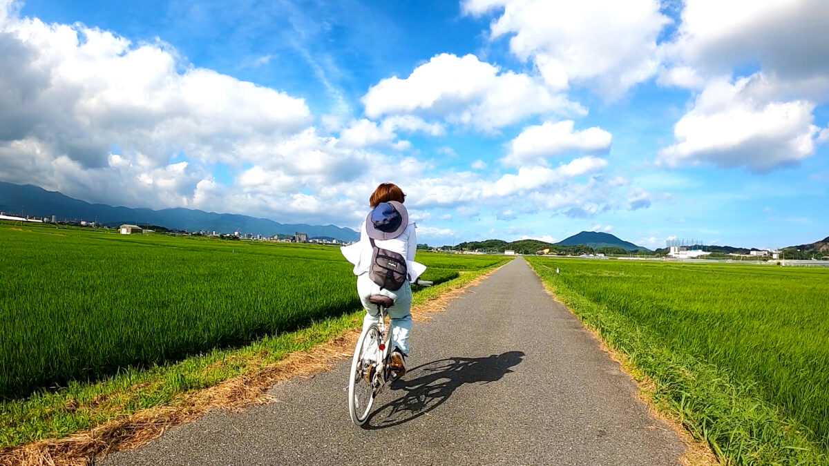 福岡県糸島サイクリング 田園風景 海沿いサイクリングコース紹介 九州登山 観光ブログ 楽しいアウトドア